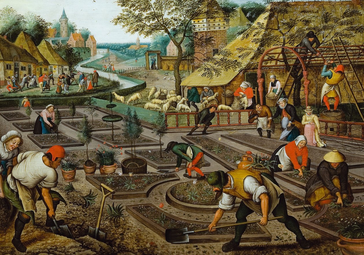 A négy évszak: tavasz, 16. század második fele... alkotó: Pieter Brueghel the Younger