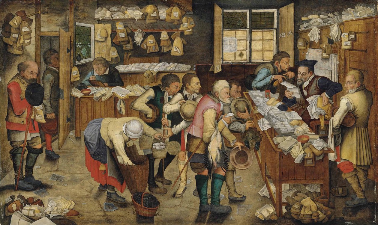 A tizedfizetés (A vidéki ügyvéd) alkotó: Pieter Brueghel the Younger