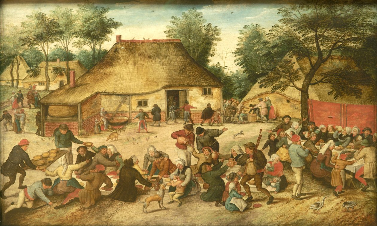 A paraszti esküvő alkotó: Pieter Brueghel the Younger