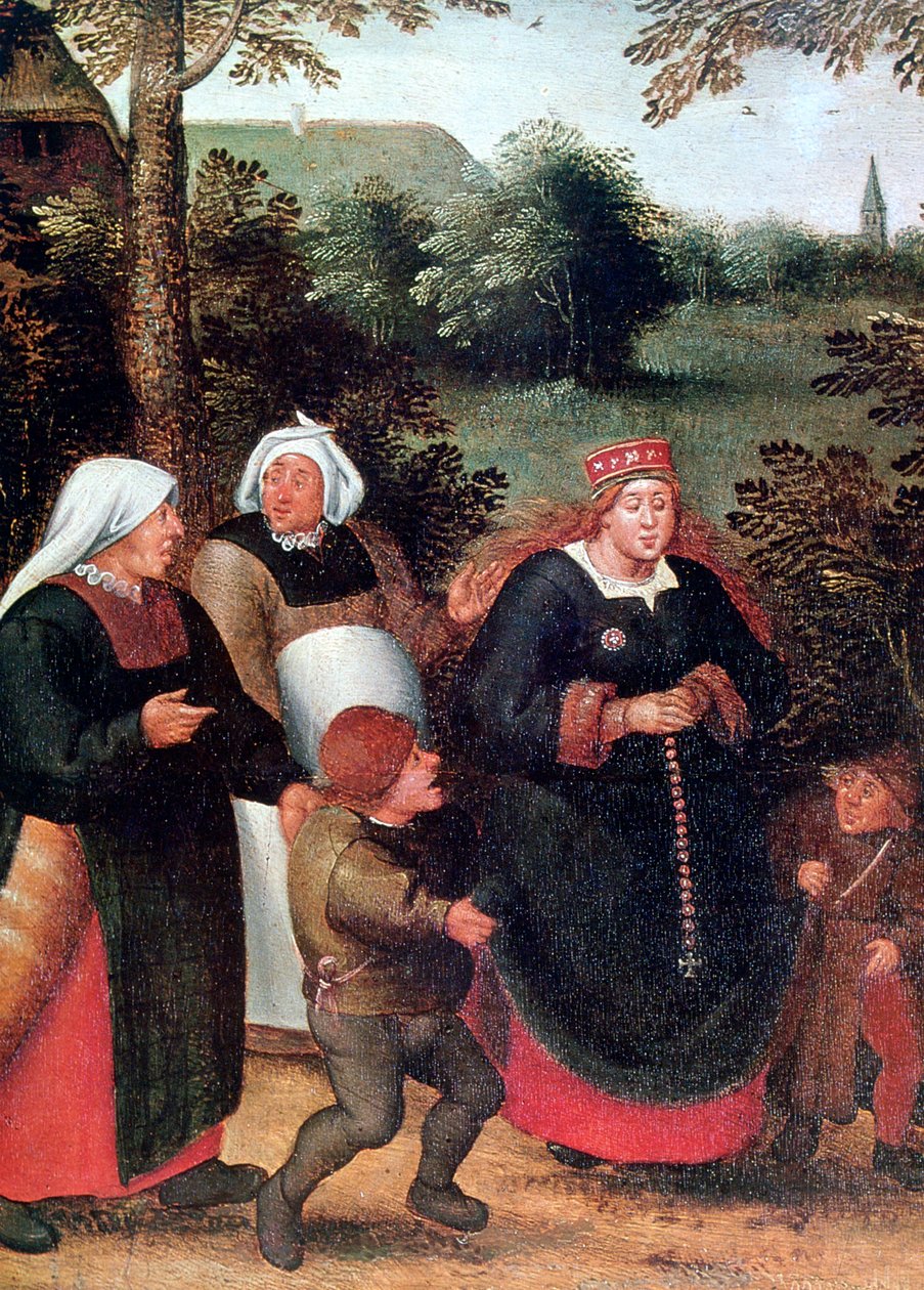 A menyasszony menete, c1584-1638 alkotó: Pieter Brueghel the Younger