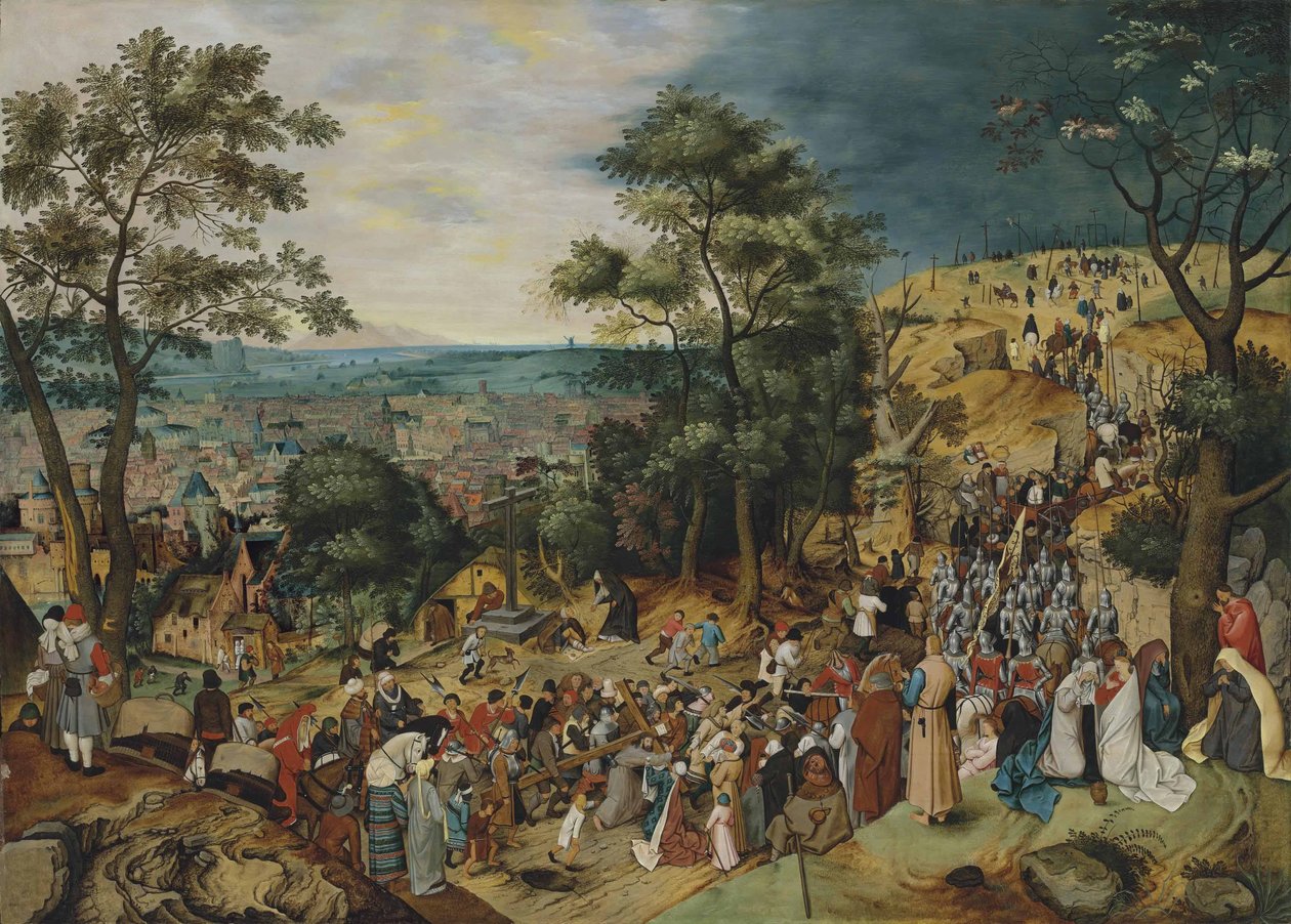 Az út a Golgotára alkotó: Pieter Brueghel the Younger