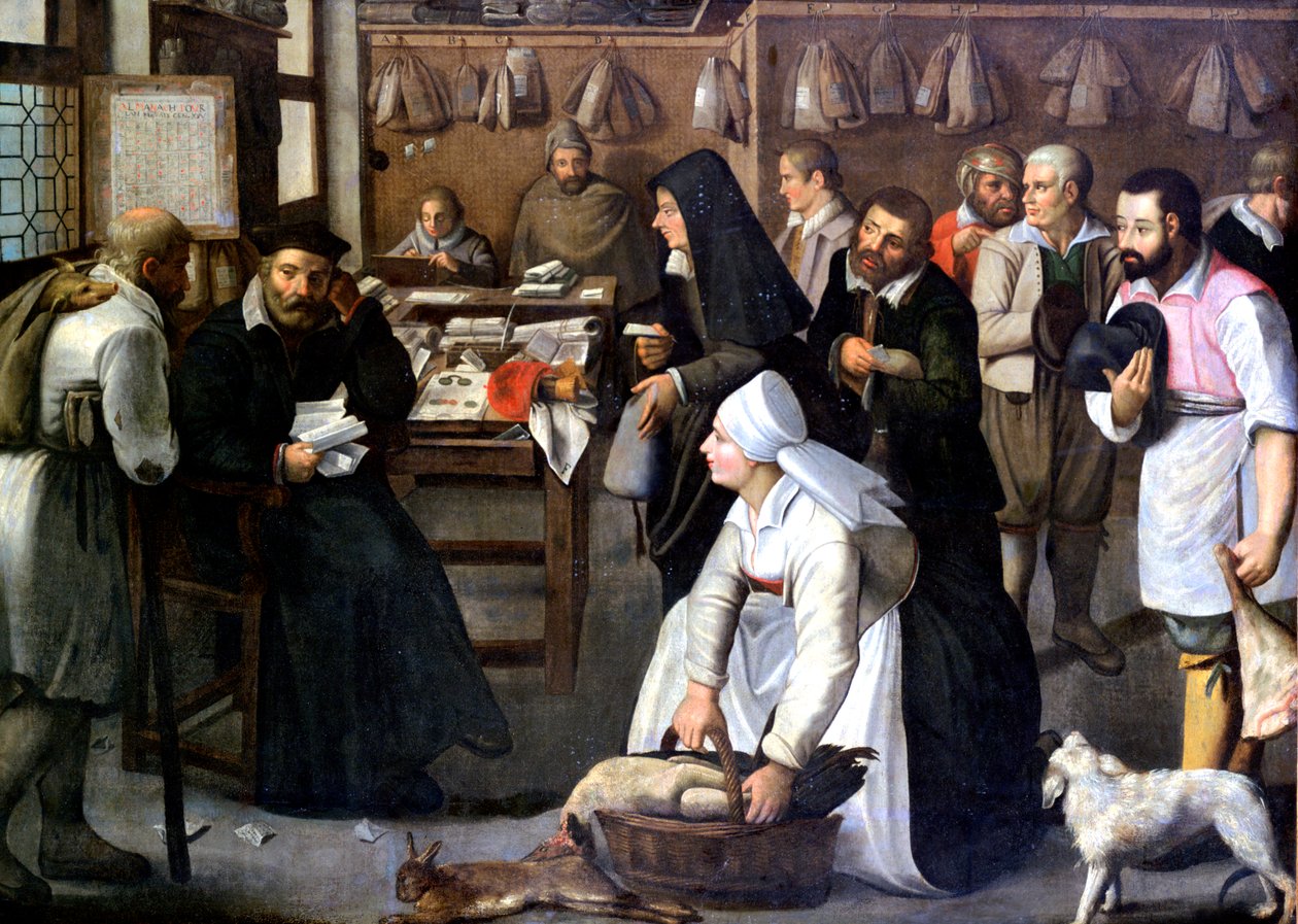 A természet eladása, c1584-1637 alkotó: Pieter Brueghel the Younger