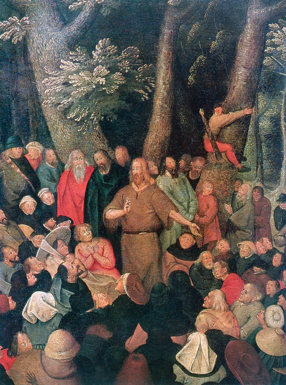 Keresztelő János beszédének részlete, 1604 alkotó: Pieter Brueghel the Younger