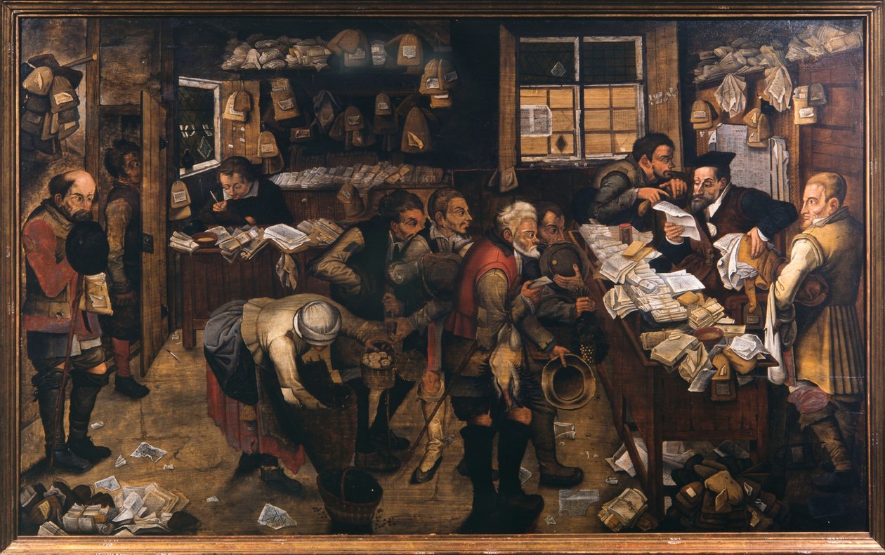 A falu ügyvédje, 1621. alkotó: Pieter Brueghel the Younger