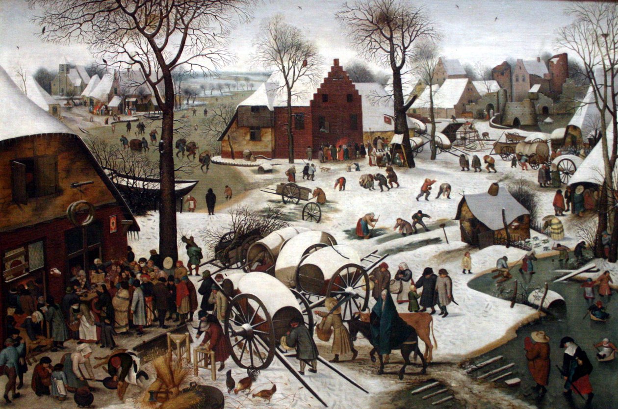 A betlehemi népszámlálás alkotó: Pieter Brueghel the Younger