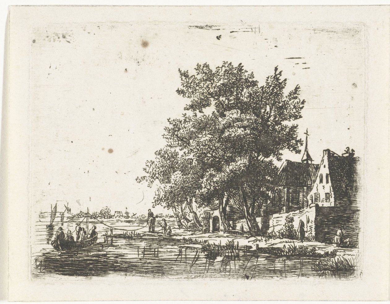 Vontató bárka egy kolostorban alkotó: Pieter Casper Christ