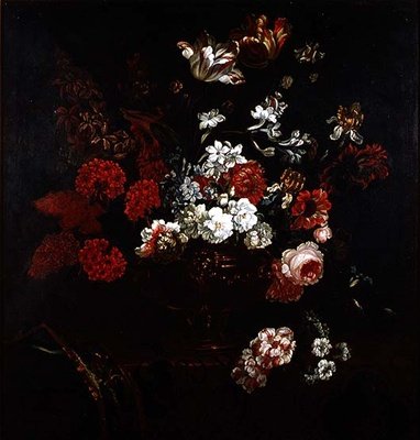 Virágcsendélet rézvázában alkotó: Pieter Casteels