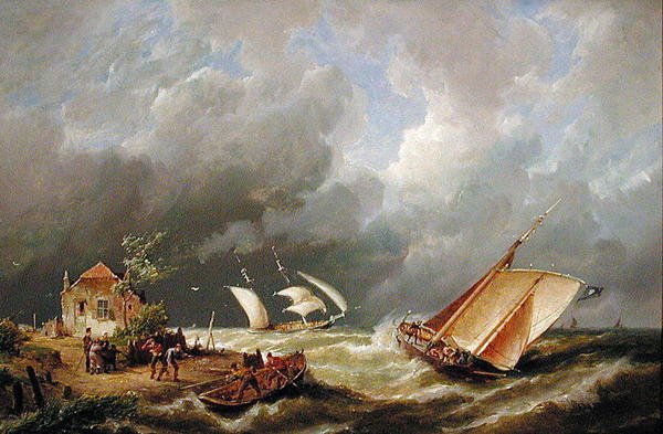 Ház Borkum szigetén alkotó: Pieter Christiaan Cornelis Dommelshuizen
