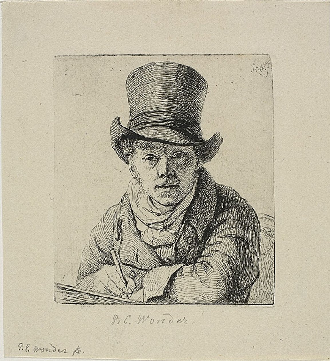 Önarckép alkotó: Pieter Christoffel Wonder