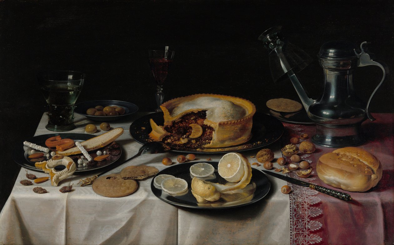 Csendélet, 1625 körül. alkotó: Pieter Claesz