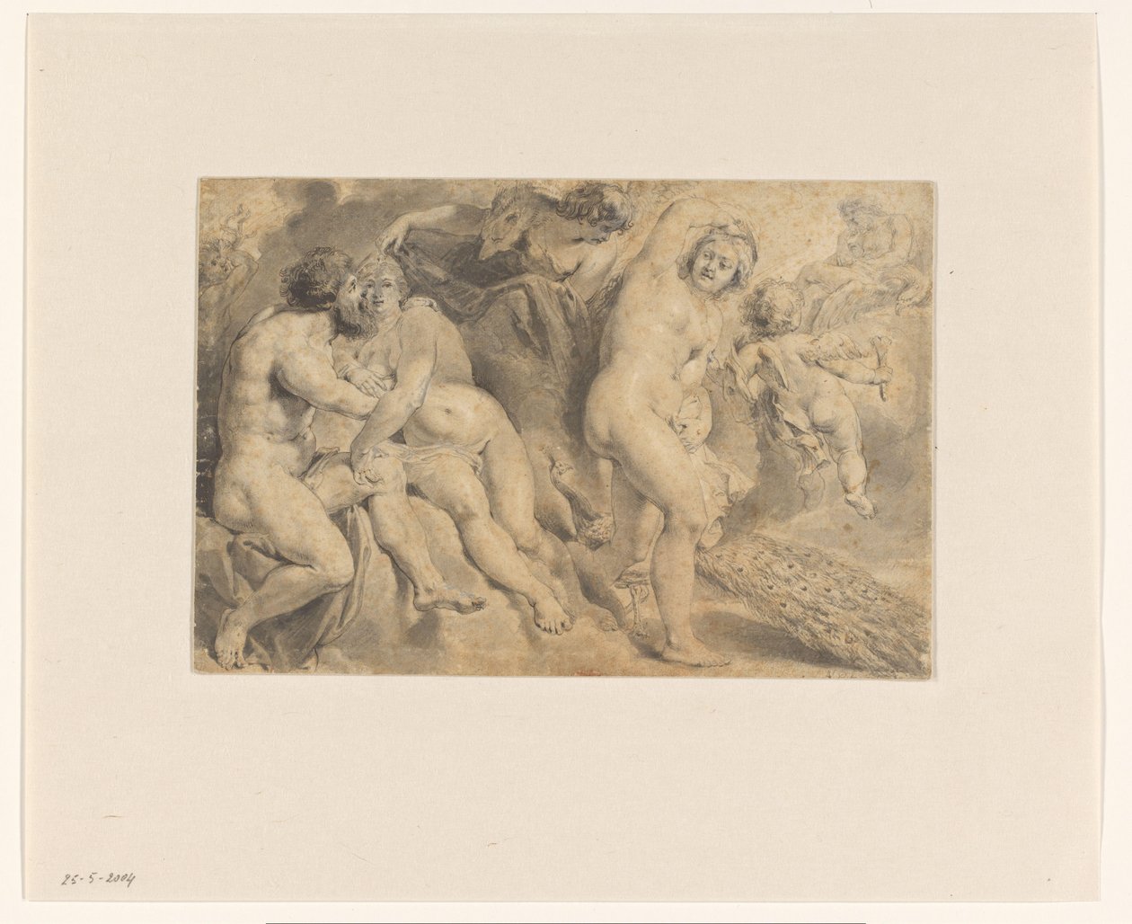 Ixion megtévesztette Zeusz és Héra Ixion átöleli a felhőt, a Nephele-t, aki Héra alakját vette fel alkotó: Pieter Claesz. Soutman (rejected attribution)