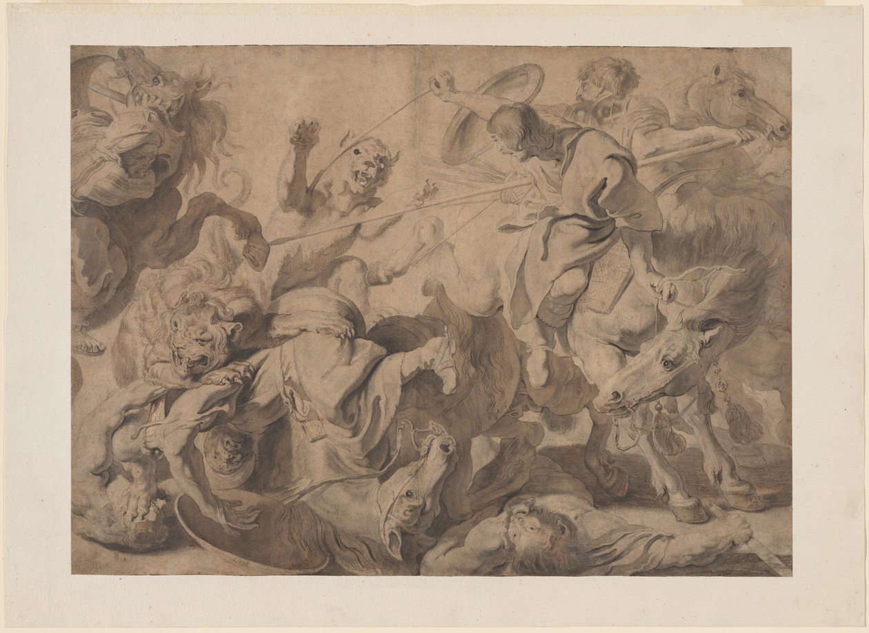 Oroszlánvadászat alkotó: Pieter Claesz Soutman and Sir Peter Paul Rubens