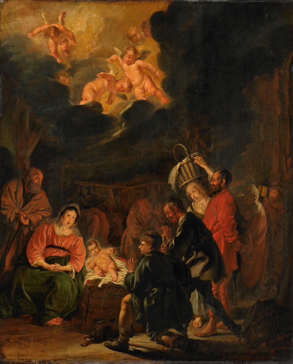 A Pásztorok imádata alkotó: Pieter Codde