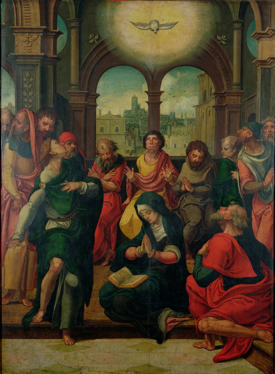 A Szentlélek leszállása alkotó: Pieter Coecke van Aelst