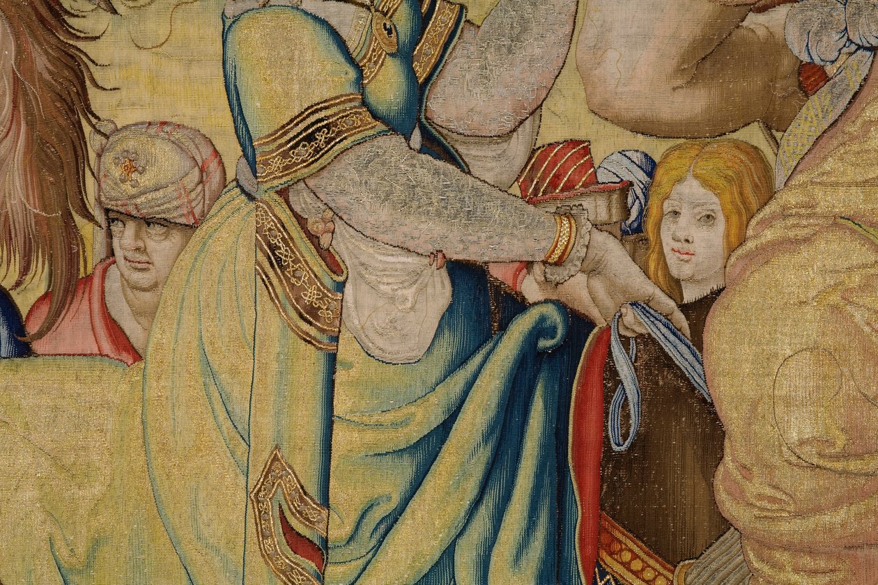 Flamand kárpit. Sorozat A hét főbűn: Hiúság (gőg). Pieter Coecke van Aelst karikaturista. Brüsszeli Műterem. kb 1542-1544. alkotó: Pieter Coecke van Aelst