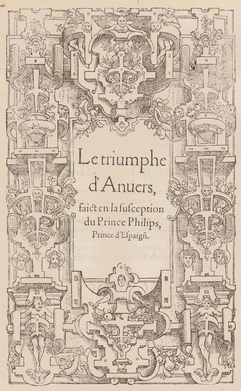 Az antwerpeni diadal Philips spanyol herceg gyanújára, 1550. alkotó: Pieter Coecke van Aelst
