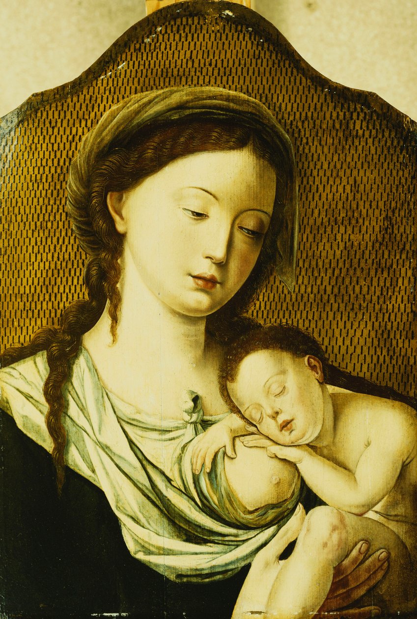 Madonna és gyermeke, alkotó: Pieter Coecke van Aelst