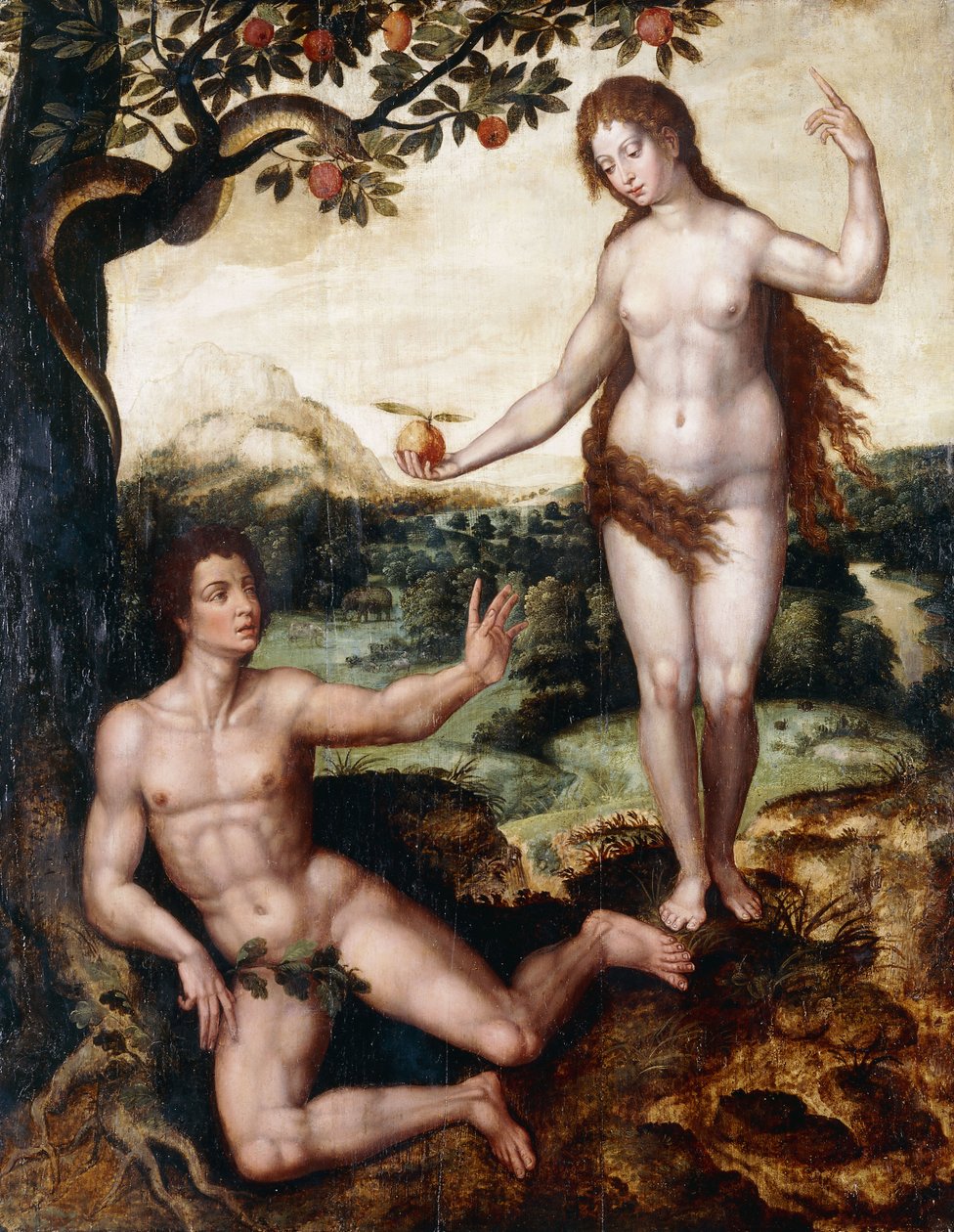 A kísértés, alkotó: Pieter Coecke van Aelst