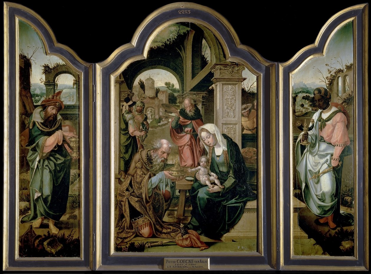 A mágusok imádása alkotó: Pieter Coecke van Aelst
