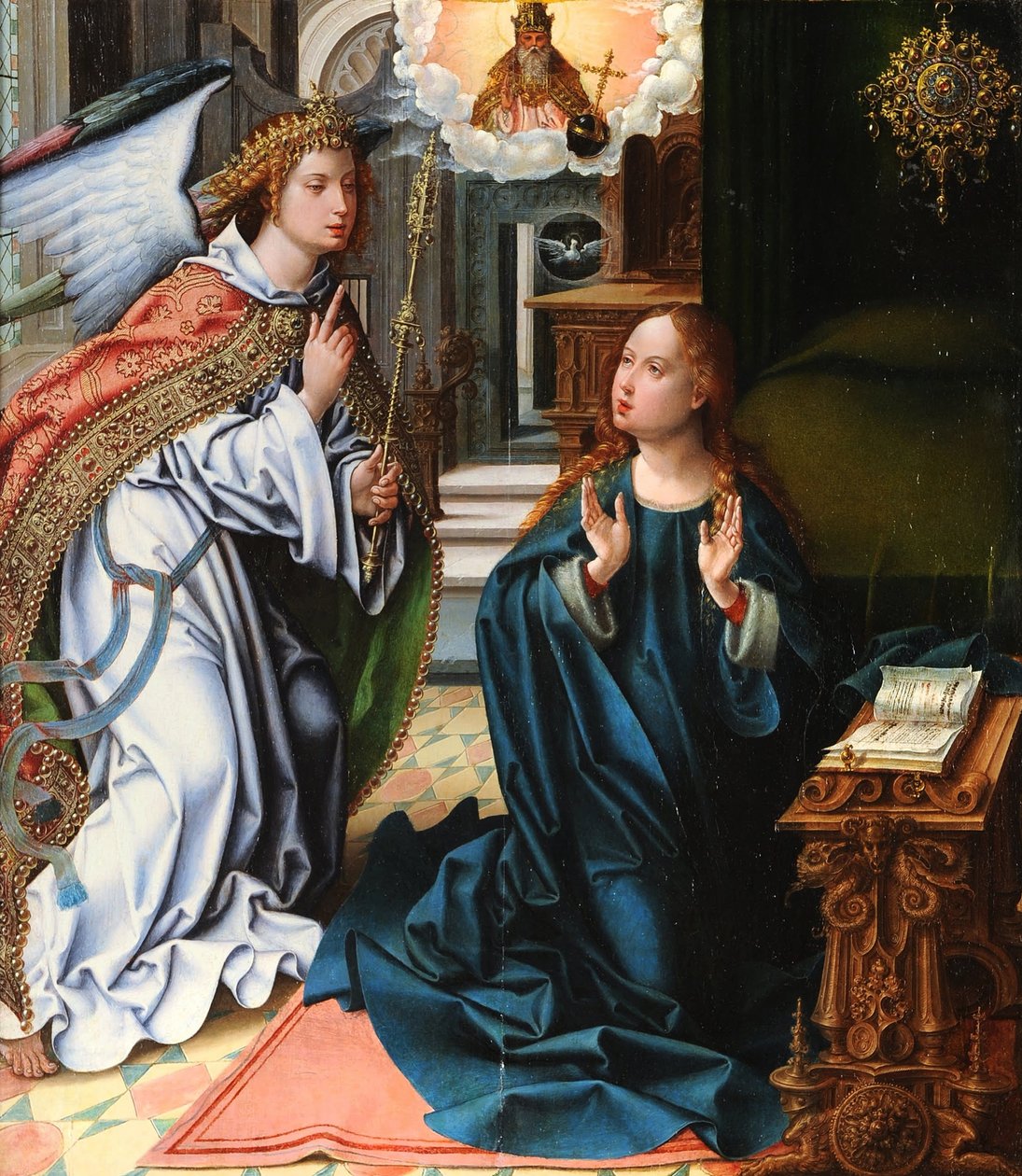 Az Angyali üdvözlet alkotó: Pieter Coecke van Aelst