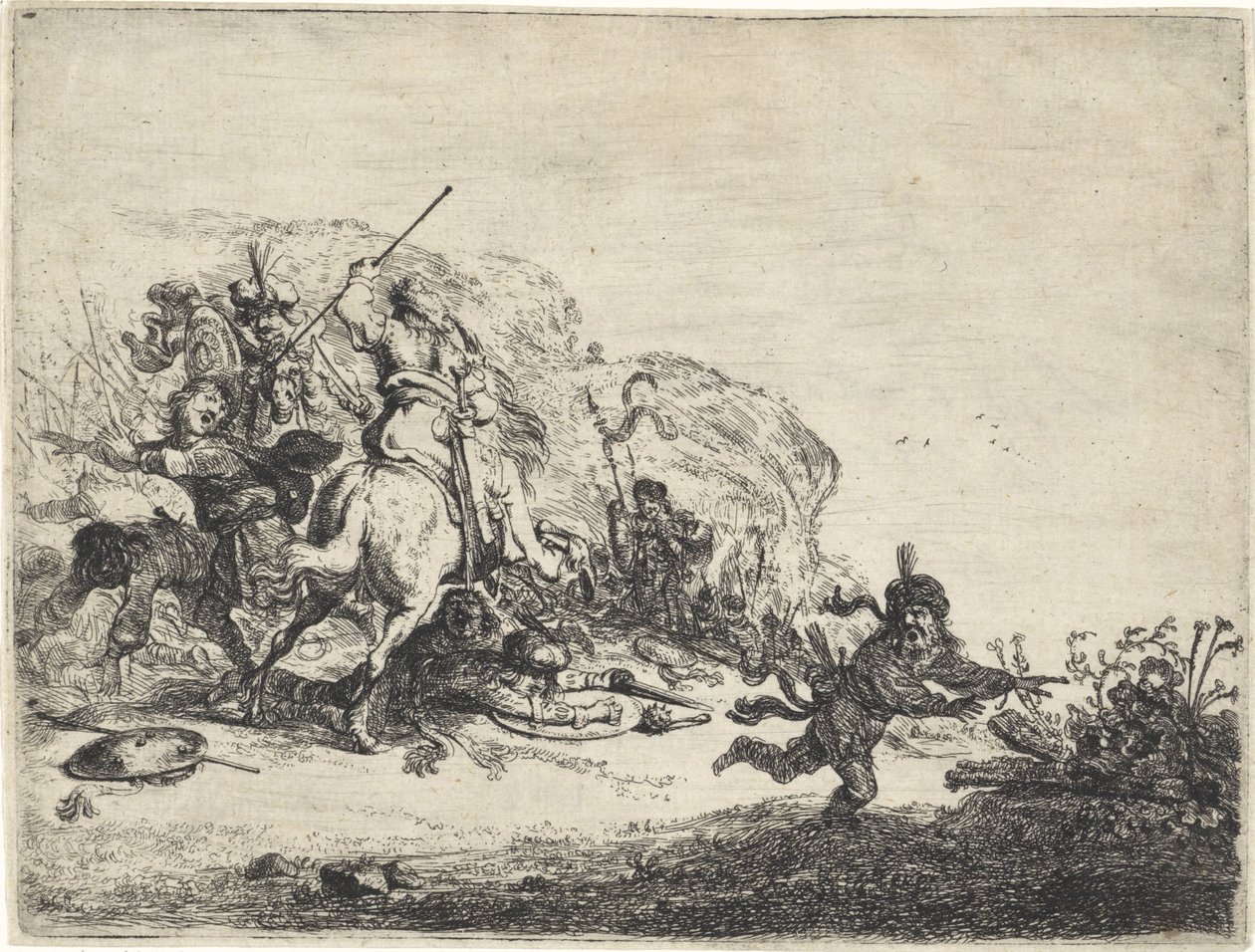 Lovas harc alkotó: Pieter Cornelisz. Verbeeck