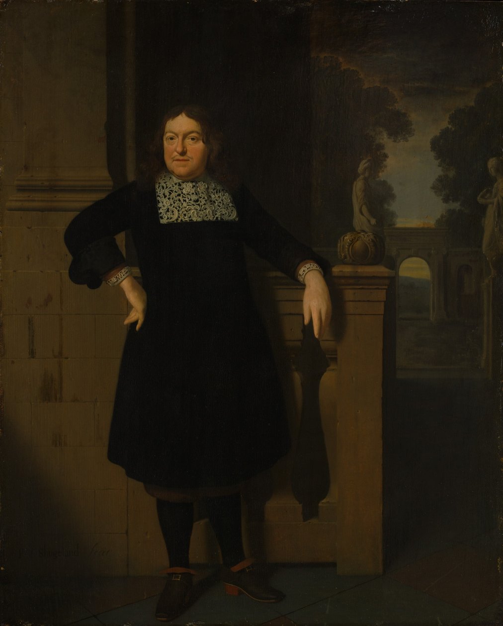 Johan Hulshout 1623-1687, kb. 1670 vagy valamivel később. alkotó: Pieter Cornelisz. van Slingeland