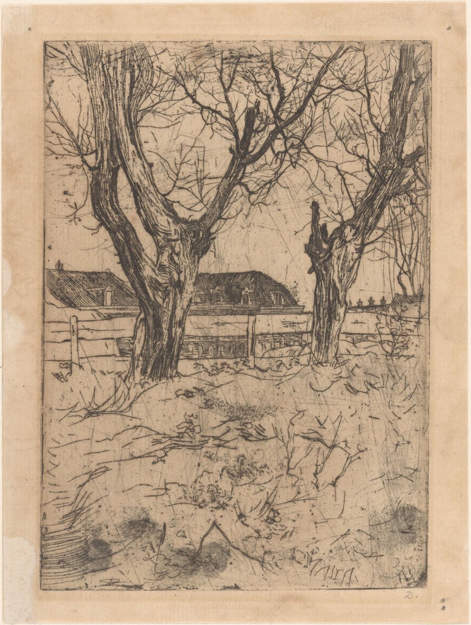 Két szárnyas fűz kerítésnek alkotó: Pieter Dupont (signed by artist)