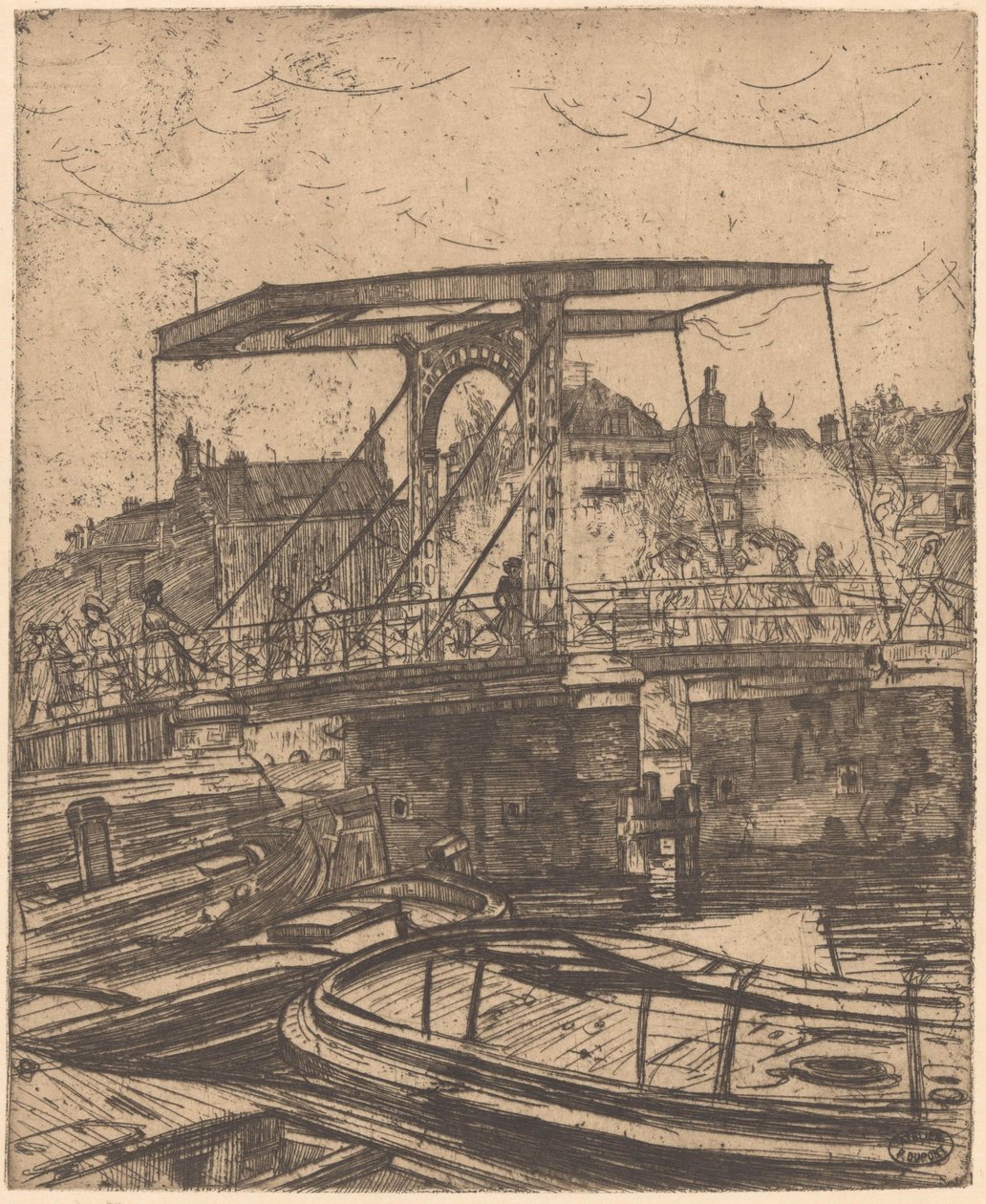 Skinny Bridge Amszterdamban alkotó: Pieter Dupont