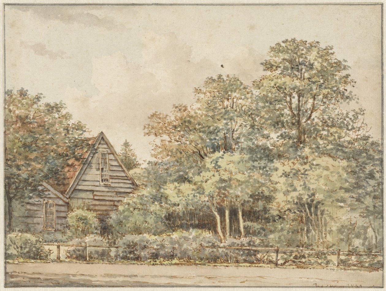 Ház erdős területen alkotó: Pieter Ernst Hendrik Praetorius