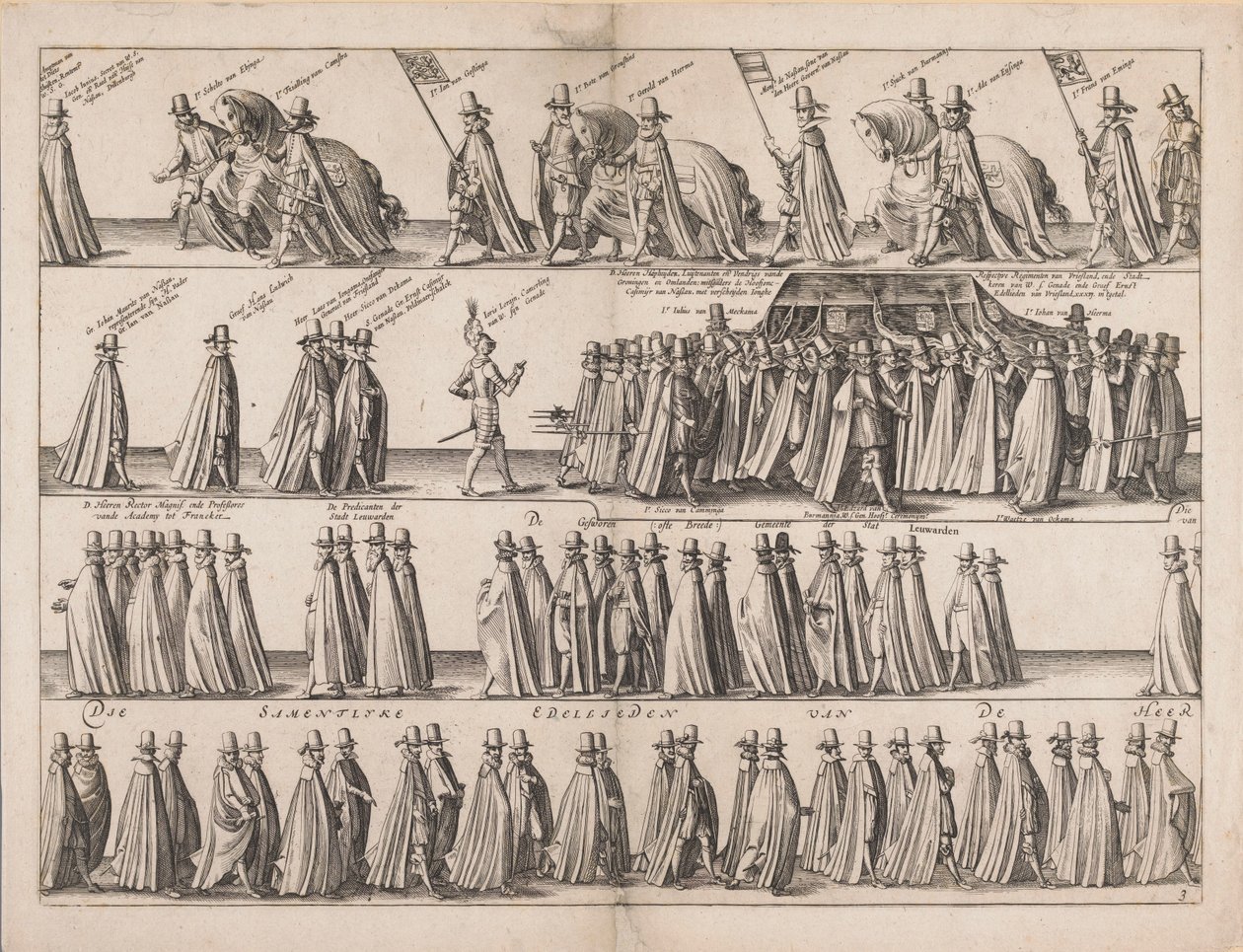 Willem Lodewijk temetése alkotó: Pieter Feddes van Harlingen