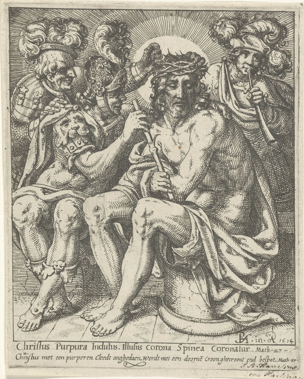 Krisztus a töviskoronával alkotó: Pieter Feddes van Harlingen
