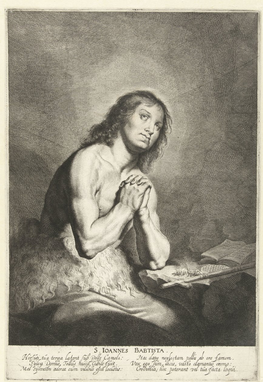 Keresztelő Szent János S. Ioannes Babtista (cím a tárgyon) alkotó: Pieter Fransz de Grebber