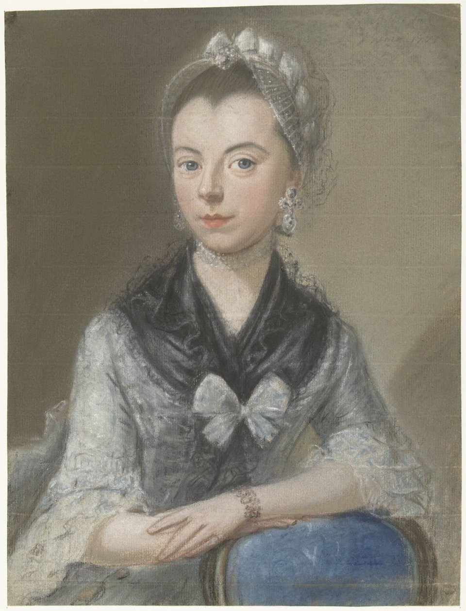 Susanna van Os-de la Croix portréja Portré van Susanna van Os-de la Croix alkotó: Pieter Frederik de la Croix