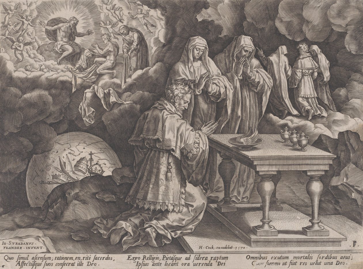 Öregség és halál, Az emberi élet menetéből, 1570. alkotó: Pieter Furnius