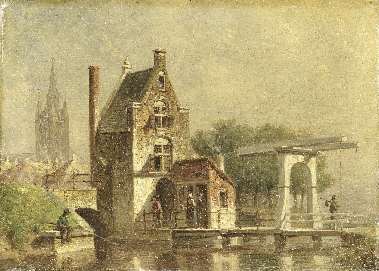 Koepoort Delftben alkotó: Pieter Gerard Vertin
