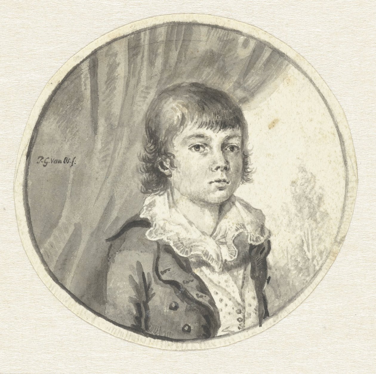 Fiúportré alkotó: Pieter Gerardus van Os