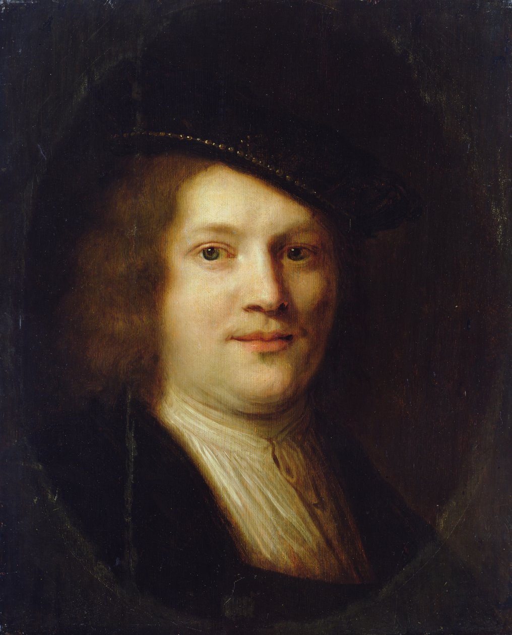 Fiatalember portréja, esetleg önarckép, 1646 körül alkotó: Pieter Harmansz Verelst