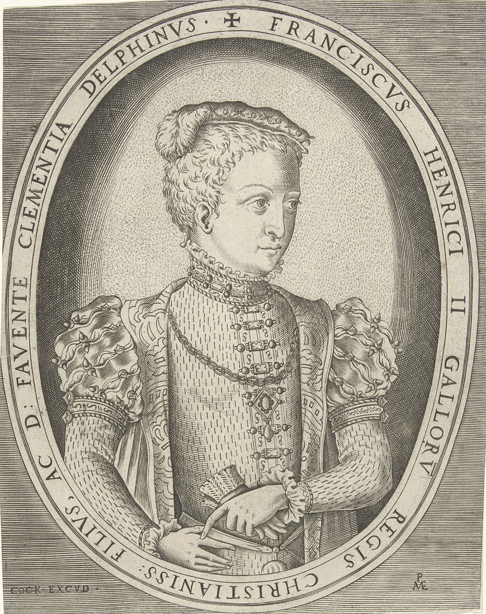 Francia Ferenc portréja 1544-1560 alkotó: Pieter Heyden van der