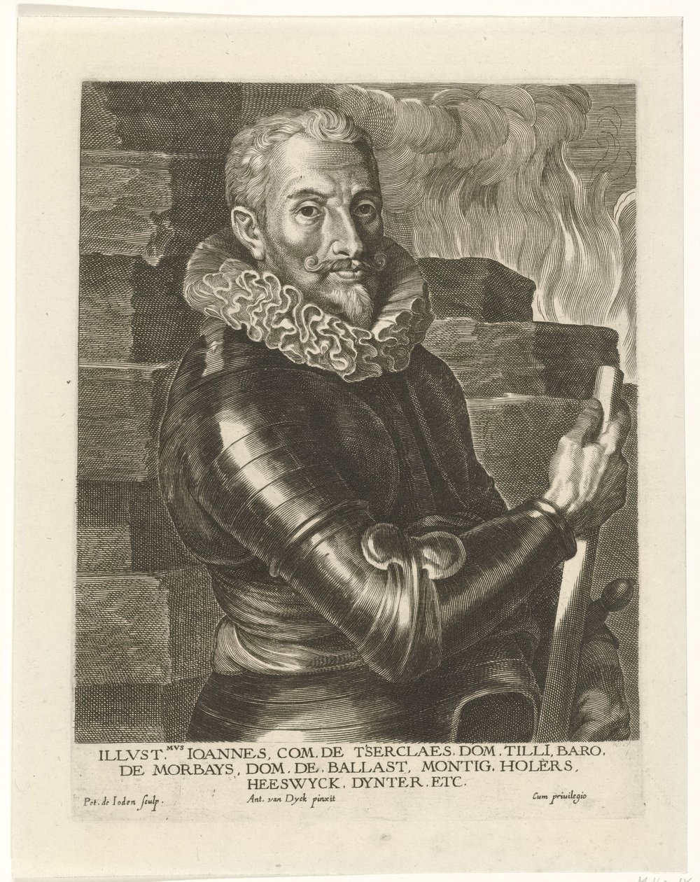 Johann Tserclaes, Tilly gróf portréja alkotó: Pieter I Jode de