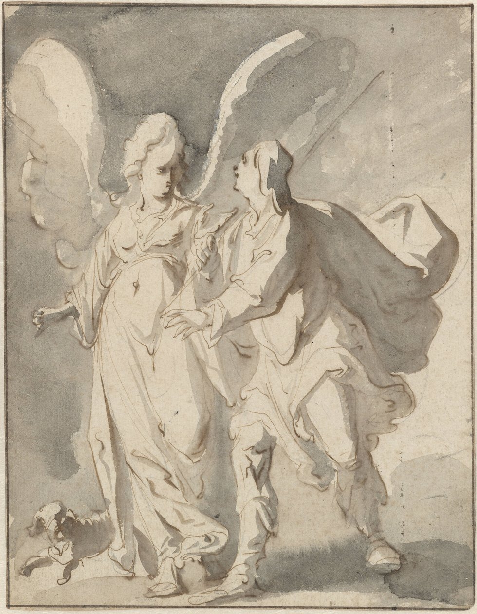 Tobias en de engel alkotó: Pieter Jansz
