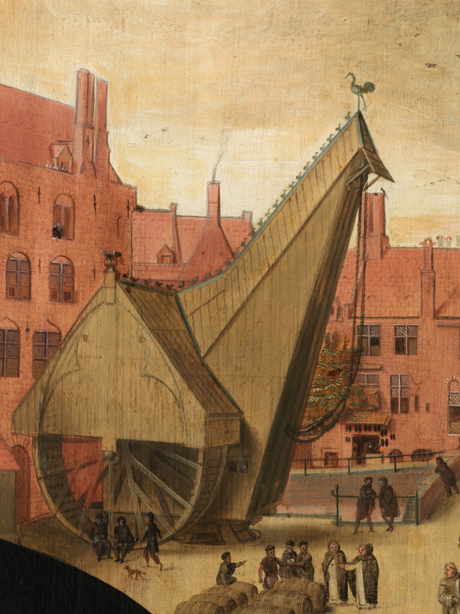 Jan van Eyewerve portréjának részlete alkotó: Pieter Jansz. Pourbus