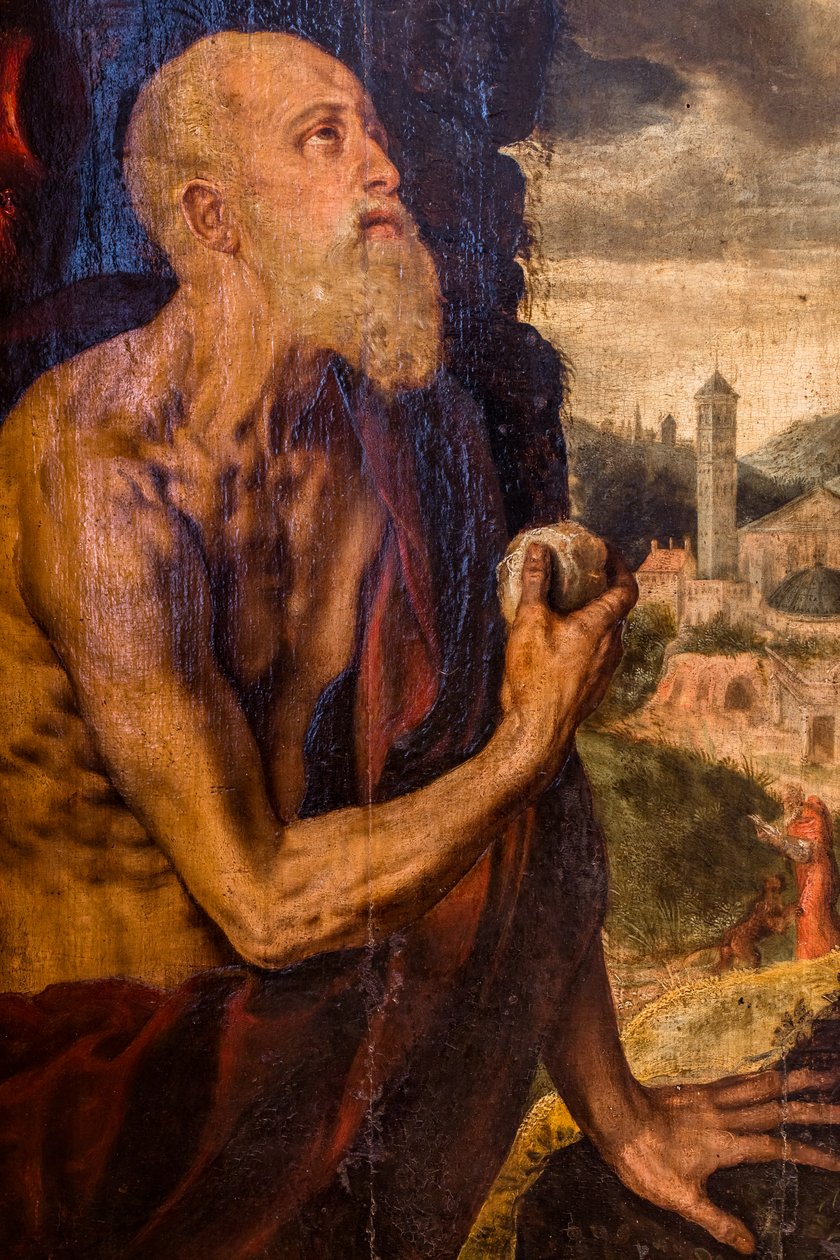 Szent Jeromos a bűnbánó alkotó: Pieter Jansz. Pourbus