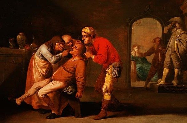 Látogatás a fogorvosnál alkotó: Pieter Jansz. Quast