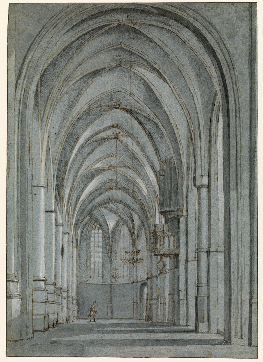 Sint Bavokerk déli ambulanciája, Haarlem alkotó: Pieter Jansz Saenredam