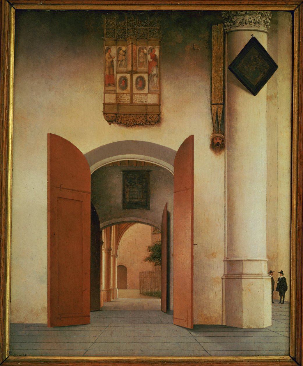 A Szent Lőrinc templom, Alkmaar alkotó: Pieter Jansz Saenredam