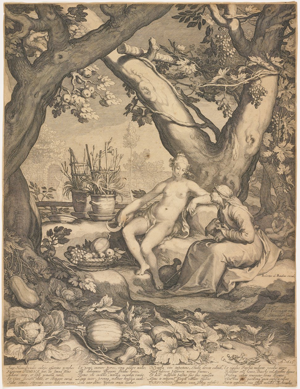 Vertumnus és Pomona alkotó: Pieter Jansz Saenredam