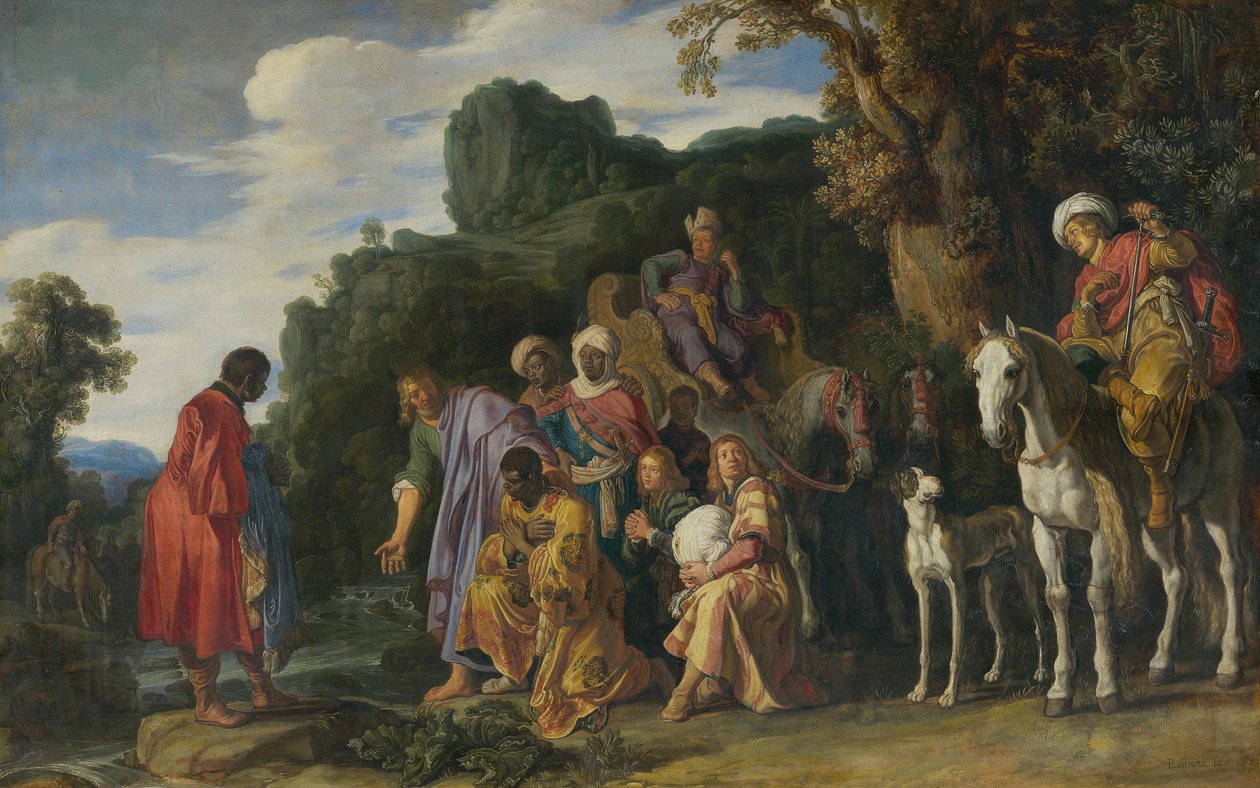 Az etióp kamarás megkeresztelése alkotó: Pieter Lastman