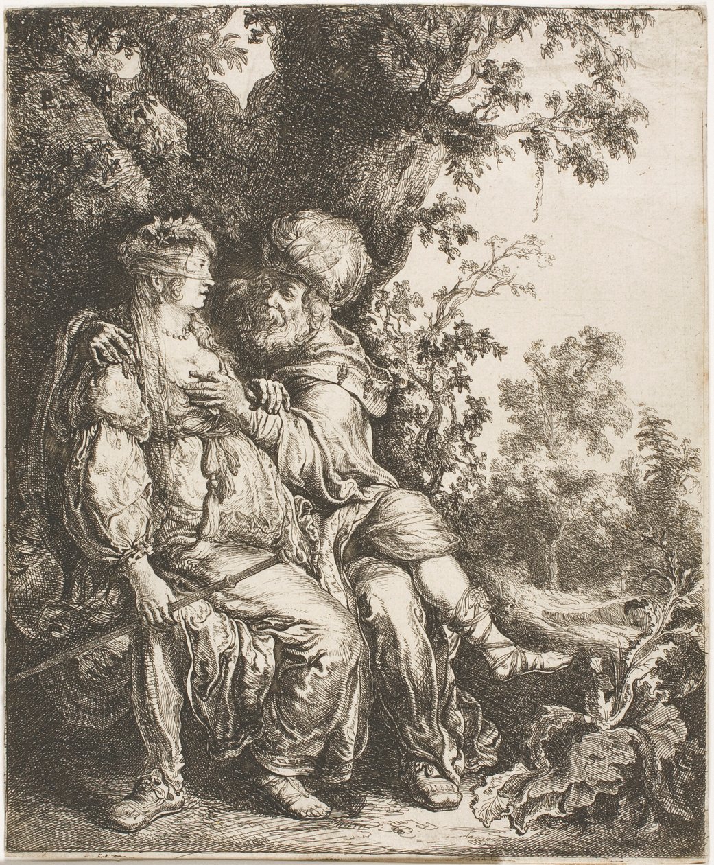 Juda és Thamar alkotó: Pieter Lastman