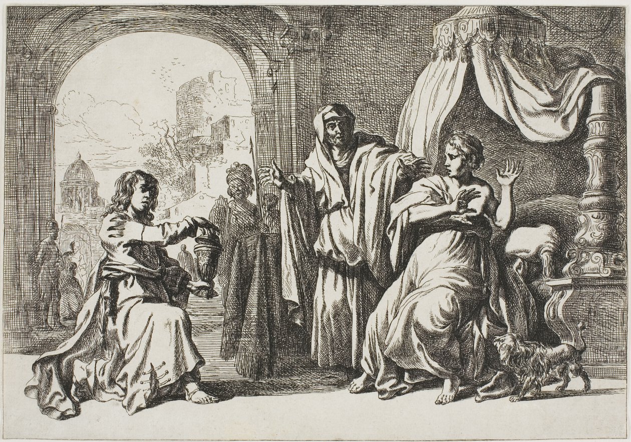 Sophonisba átveszi a mérgezett kupát alkotó: Pieter Lastman
