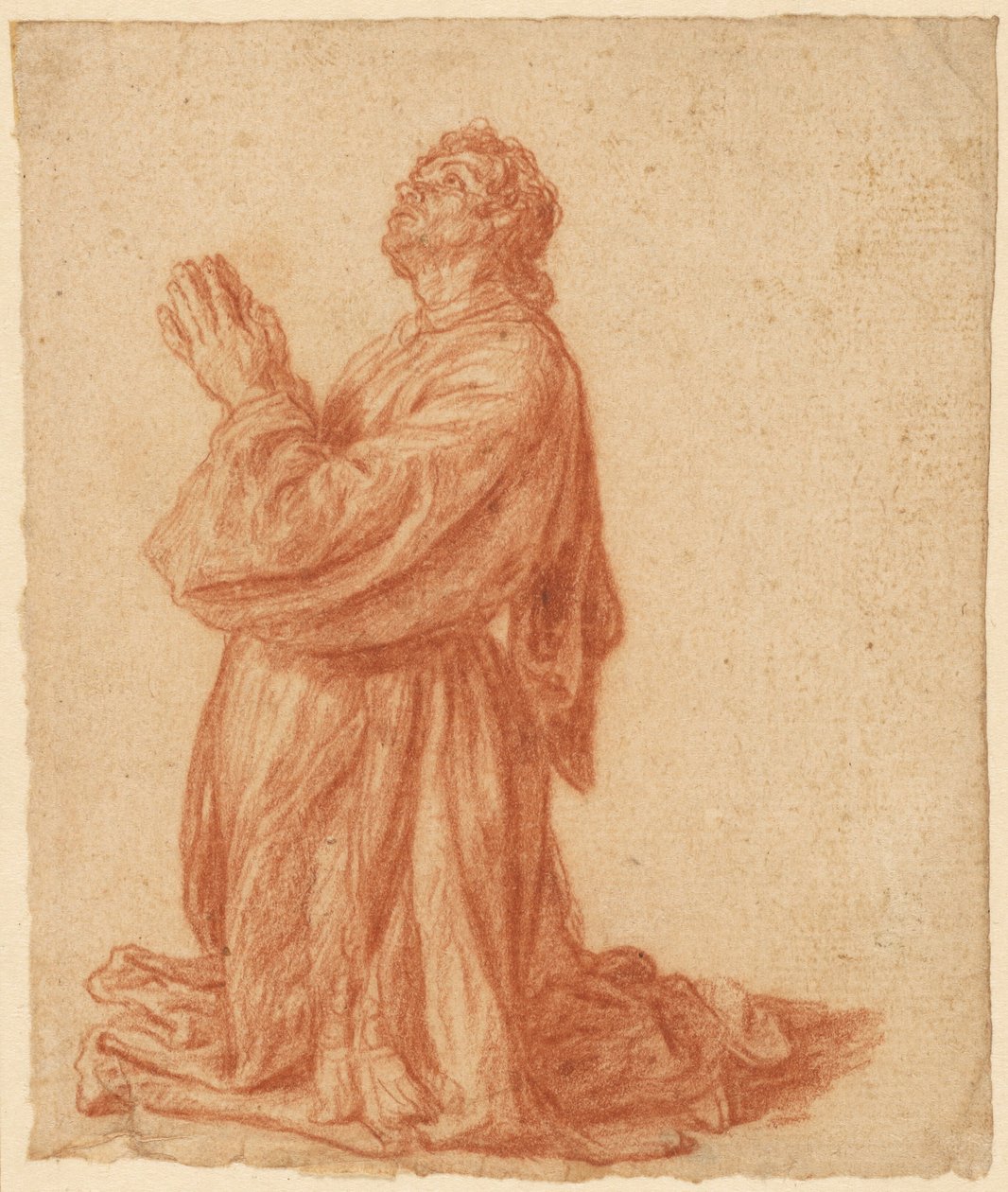 Studie eines knienden Mannes alkotó: Pieter Lastman